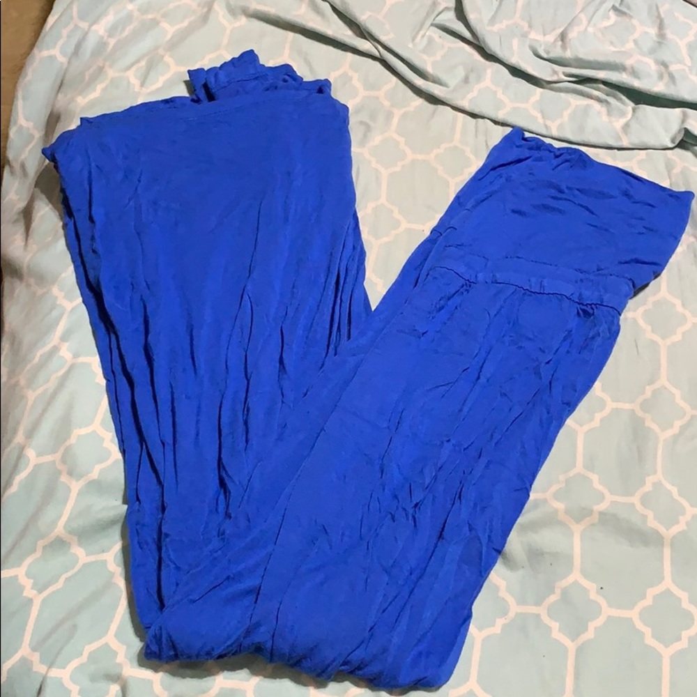 Blue maxi skirt